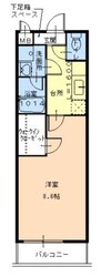 ラフィーネ北島Ⅱ番館の物件間取画像